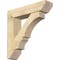 Ekena Millwork Balboa Slat Rough Sawn Bracket w/ Offset Brace, Douglas Fir, 8"W x 34"D x 34"H BKT0806X34X34BOA06RDF - alternate 1